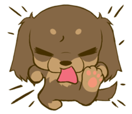 Dachshund tan 2 sticker #5637598