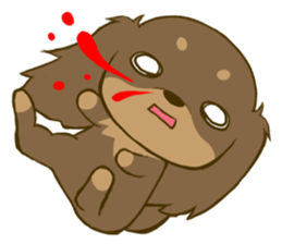 Dachshund tan 2 sticker #5637599