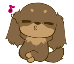 Dachshund tan 2 sticker #5637602