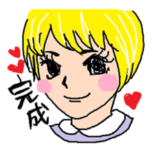 little bob girl 2 sticker #5637688