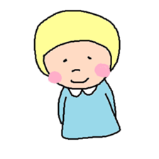 little bob girl 2 sticker #5637702