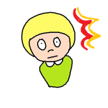 little bob girl 2 sticker #5637703