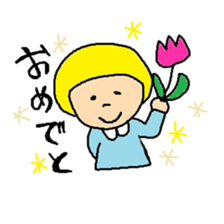 little bob girl 2 sticker #5637708