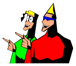 red and green brothers sticker #5638202