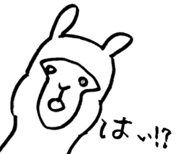 hitokoto alpaca sticker #5638435
