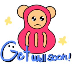 Bear dharma doll sticker #5639005