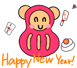 Bear dharma doll sticker #5639007