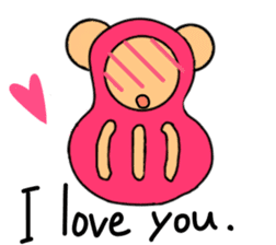 Bear dharma doll sticker #5639013