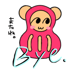 Bear dharma doll sticker #5639015