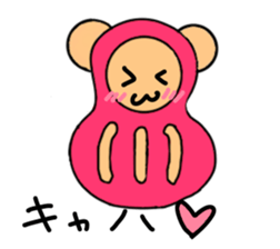 Bear dharma doll sticker #5639024