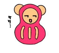 Bear dharma doll sticker #5639036