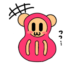 Bear dharma doll sticker #5639039