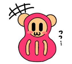 Bear dharma doll sticker #5639039