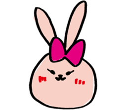 Rabbit girls and cat boys sticker #5639088