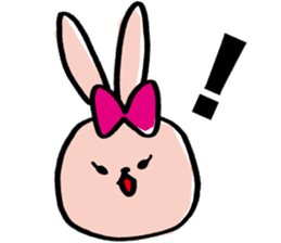 Rabbit girls and cat boys sticker #5639090