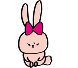 Rabbit girls and cat boys sticker #5639096