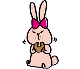 Rabbit girls and cat boys sticker #5639097