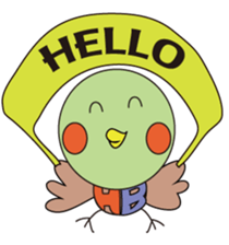 Spotbill duck Bankuu sticker #5641284