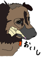 Tanaka family dog Akira sticker #5641469