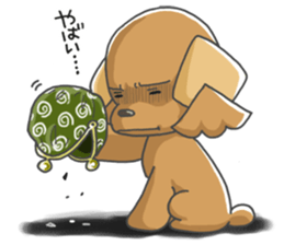 Tocotoco poodle brothers and friends sticker #5641616