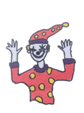 Cynical clown sticker #5642366