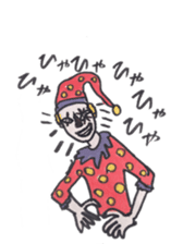 Cynical clown sticker #5642372