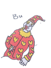 Cynical clown sticker #5642373