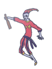 Cynical clown sticker #5642378