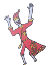 Cynical clown sticker #5642379