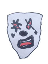 Cynical clown sticker #5642385