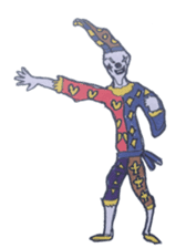 Cynical clown sticker #5642386