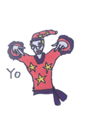 Cynical clown sticker #5642391