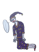 Cynical clown sticker #5642395