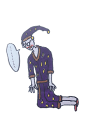 Cynical clown sticker #5642395