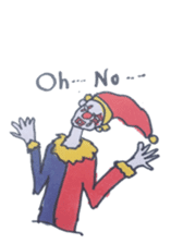Cynical clown sticker #5642398