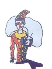 Cynical clown sticker #5642402