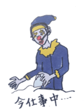 Cynical clown sticker #5642403