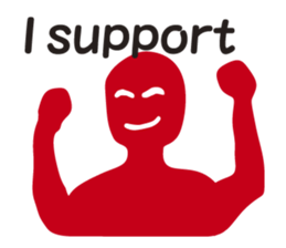 The Shadow man sticker #5642546