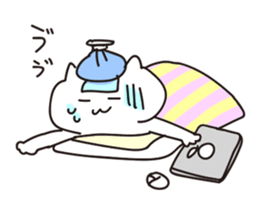 Company slave cat sticker #5642741