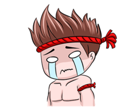 Muay Thai man sticker #5642929