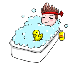 Muay Thai man sticker #5642952