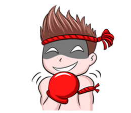 Muay Thai man sticker #5642954