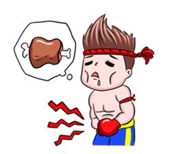 Muay Thai man sticker #5642959