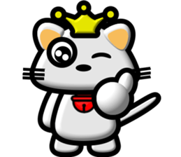 DOGLOVECAT-mother of an emperor sticker #5643935