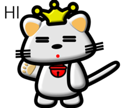 DOGLOVECAT-mother of an emperor sticker #5643942