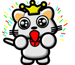 DOGLOVECAT-mother of an emperor sticker #5643945