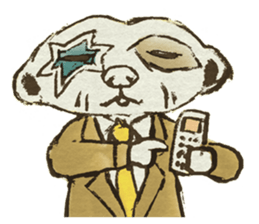 meerkat ojisan sticker #5644686