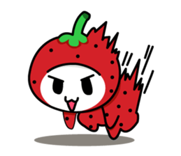 strawberry cute sticker #5644767