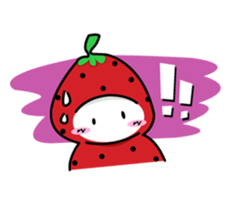 strawberry cute sticker #5644768