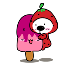strawberry cute sticker #5644769
